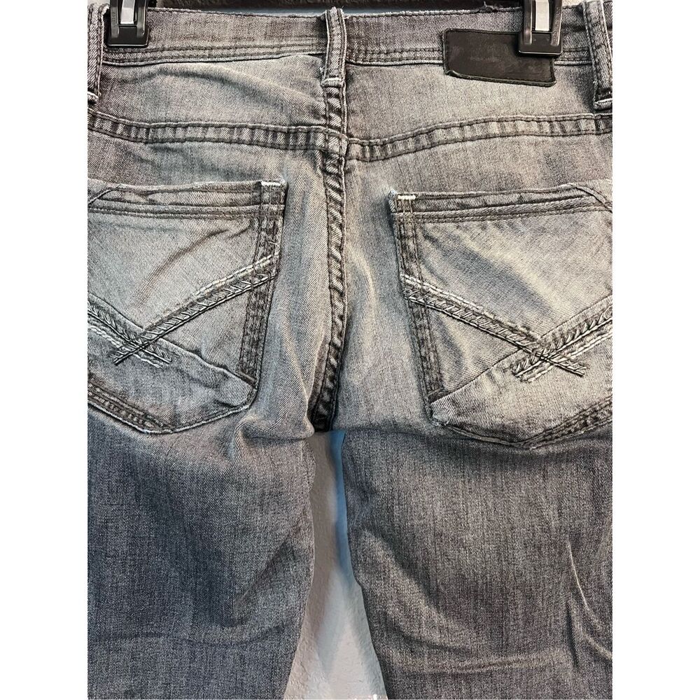 BKE Carter Straight Leg Black Wash 29R Men’s Jeans - Picture 4 of 7